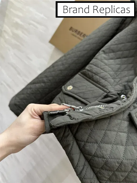 Burberry Diamond Quilted Hooded Jacket